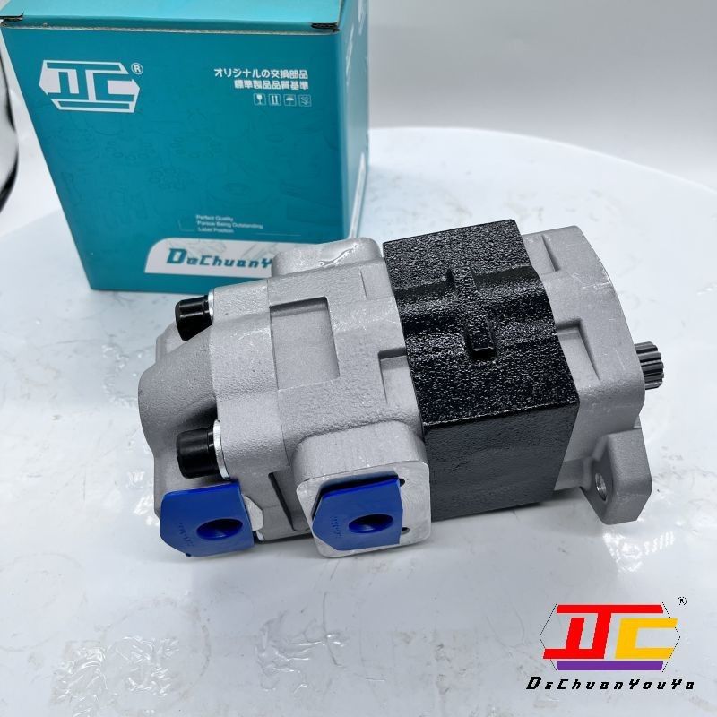Komatsu PC78US-6 Excavator Hydraulic Gear Pump 708-3T-04610 Two Gears Meshing