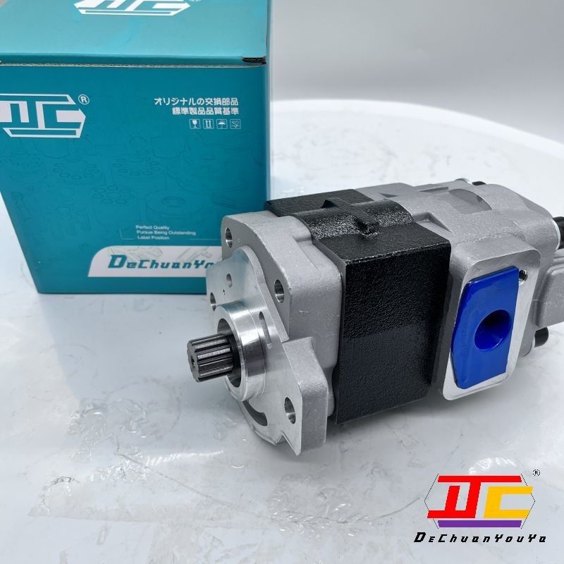 Komatsu PC78US-6 Excavator Hydraulic Gear Pump 708-3T-04610 Two Gears Meshing