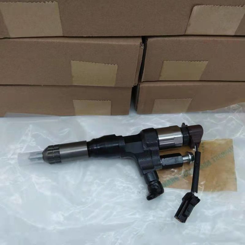 095000-6593 Excavator Electrical Parts Diesel Common Rail Fuel Injector Assy For HINO J08E