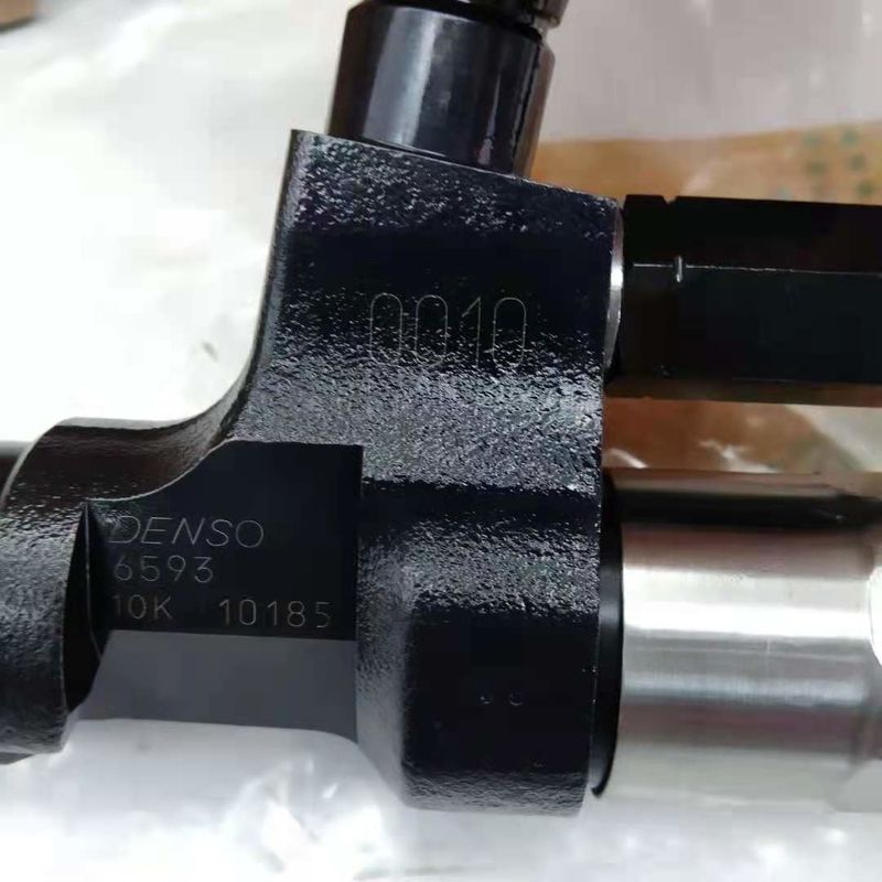 095000-6593 Excavator Electrical Parts Diesel Common Rail Fuel Injector Assy For HINO J08E