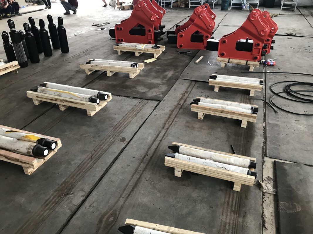 High Strength Rock Hammers For Excavators 200-350 Bpm Heavy Duty Jack Hammer