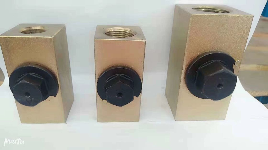 Silver Color Stop Valve With Excavator Hydraulic Hammer Breaker Parts