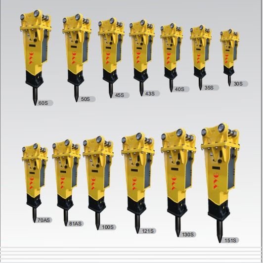Name:High Quanlity Hydraulic Hammer  Model :All Type ,Various  Material；42CrMo